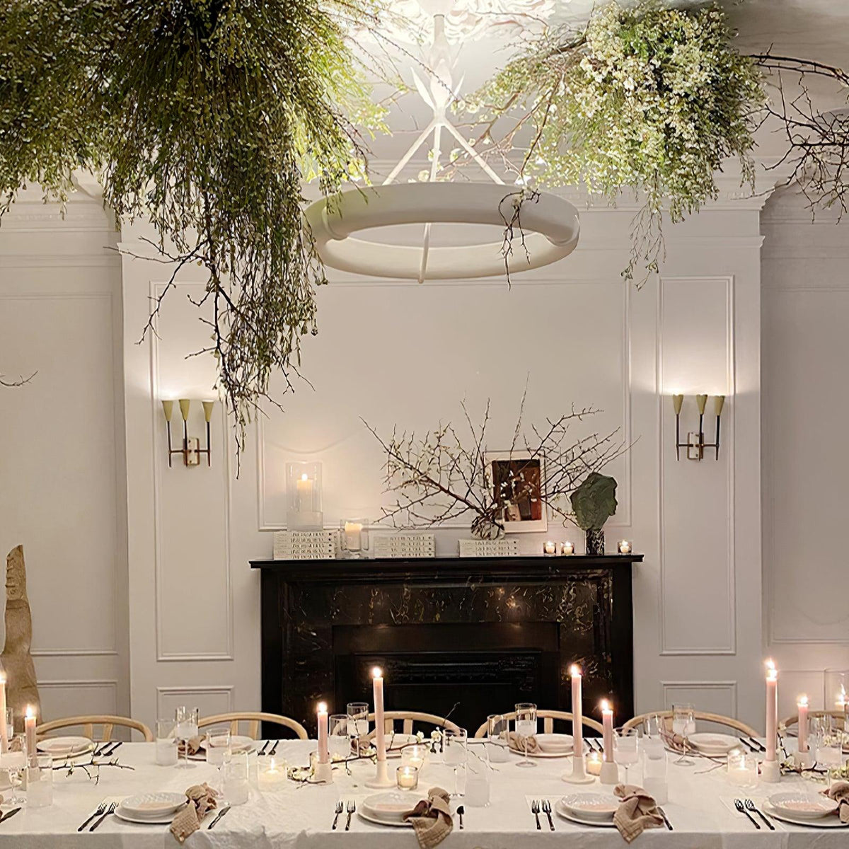 Alta Plaster Chandelier