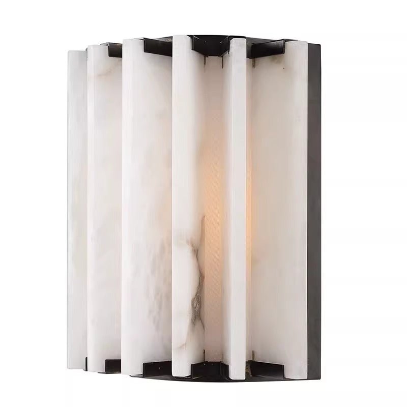 Altrix Alabaster Wall Sconce – Modern Stone Ambient Light