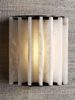 Altrix Alabaster Wall Sconce – Modern Stone Ambient Light