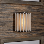 Altrix Alabaster Wall Sconce – Modern Stone Ambient Light