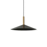 Altura Cone LED Pendant Light in Black and Gold for Modern Interiors