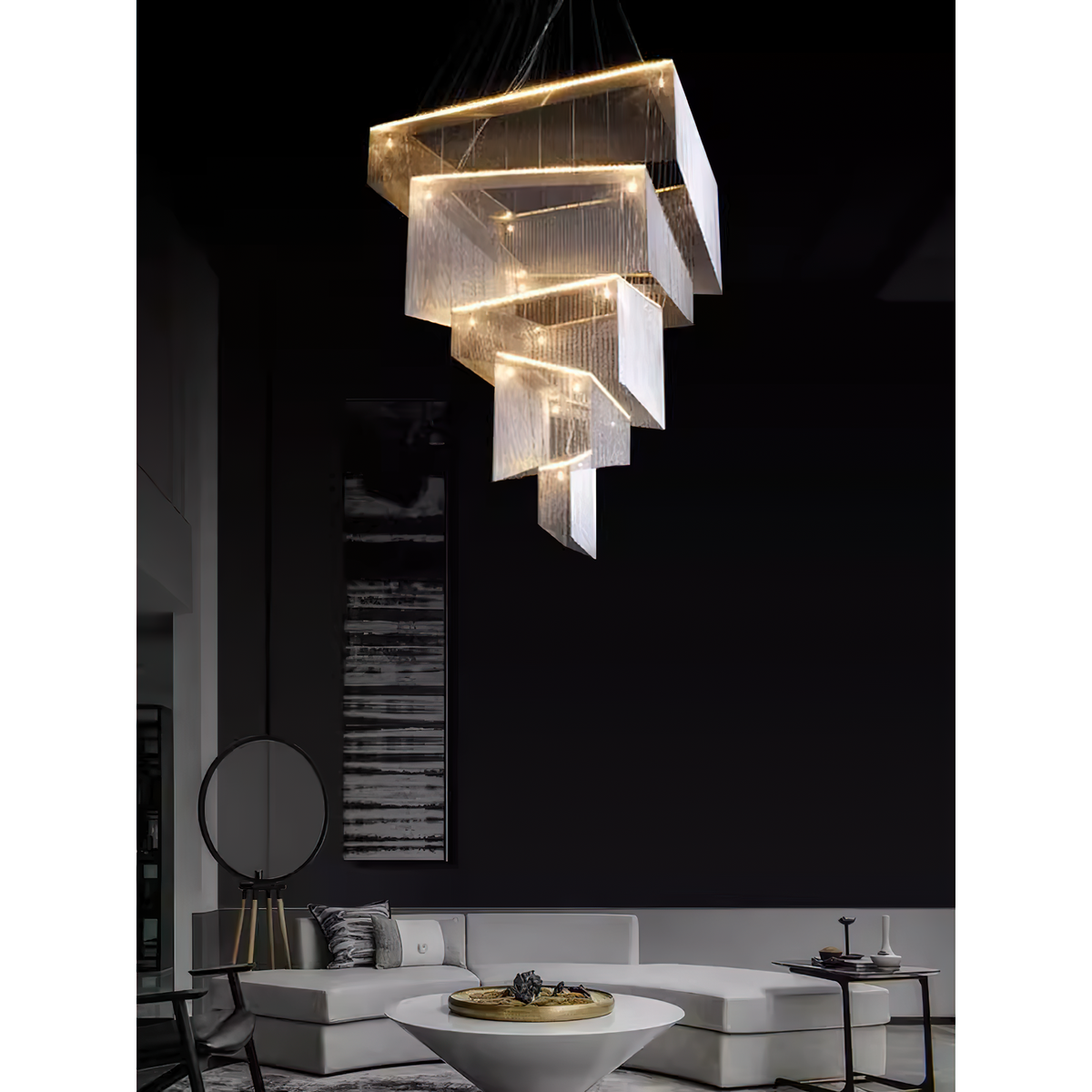 aluminum-chain-tassel-chandelier