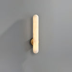 Alunari Alabaster LED Wall Sconce in Gold – Modern Linear Lighting