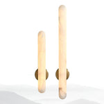 Alunari Alabaster LED Wall Sconce in Gold – Modern Linear Lighting