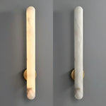 Alunari Alabaster LED Wall Sconce in Gold – Modern Linear Lighting