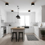 Alva Wooden Surface Downlight – Scandinavian Minimalist Ceiling Lamp