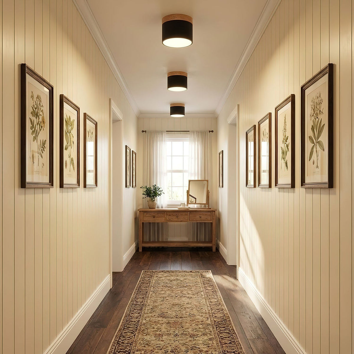Alva Wooden Surface Downlight – Scandinavian Minimalist Ceiling Lamp