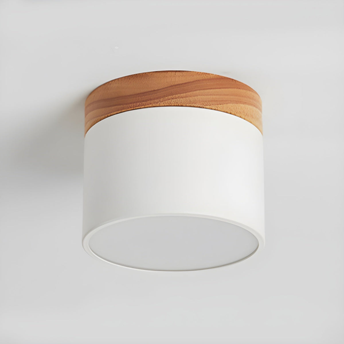 Alva Wooden Surface Downlight – Scandinavian Minimalist Ceiling Lamp