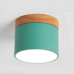 Alva Wooden Surface Downlight – Scandinavian Minimalist Ceiling Lamp