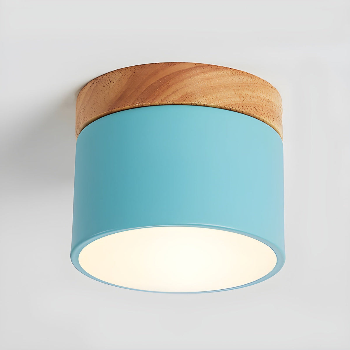 Alva Wooden Surface Downlight – Scandinavian Minimalist Ceiling Lamp