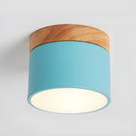 Alva Wooden Surface Downlight – Scandinavian Minimalist Ceiling Lamp