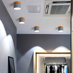 Alva Wooden Surface Downlight – Scandinavian Minimalist Ceiling Lamp