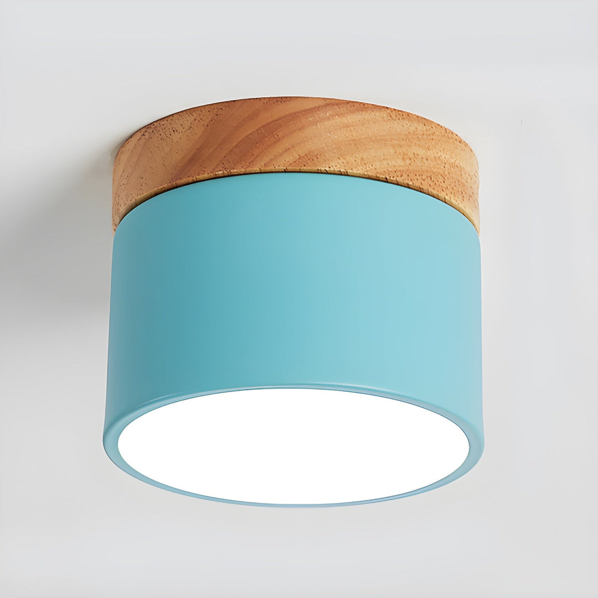 Alva Wooden Surface Downlight – Scandinavian Minimalist Ceiling Lamp