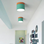 Alva Wooden Surface Downlight – Scandinavian Minimalist Ceiling Lamp