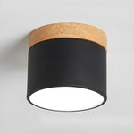 Alva Wooden Surface Downlight – Scandinavian Minimalist Ceiling Lamp