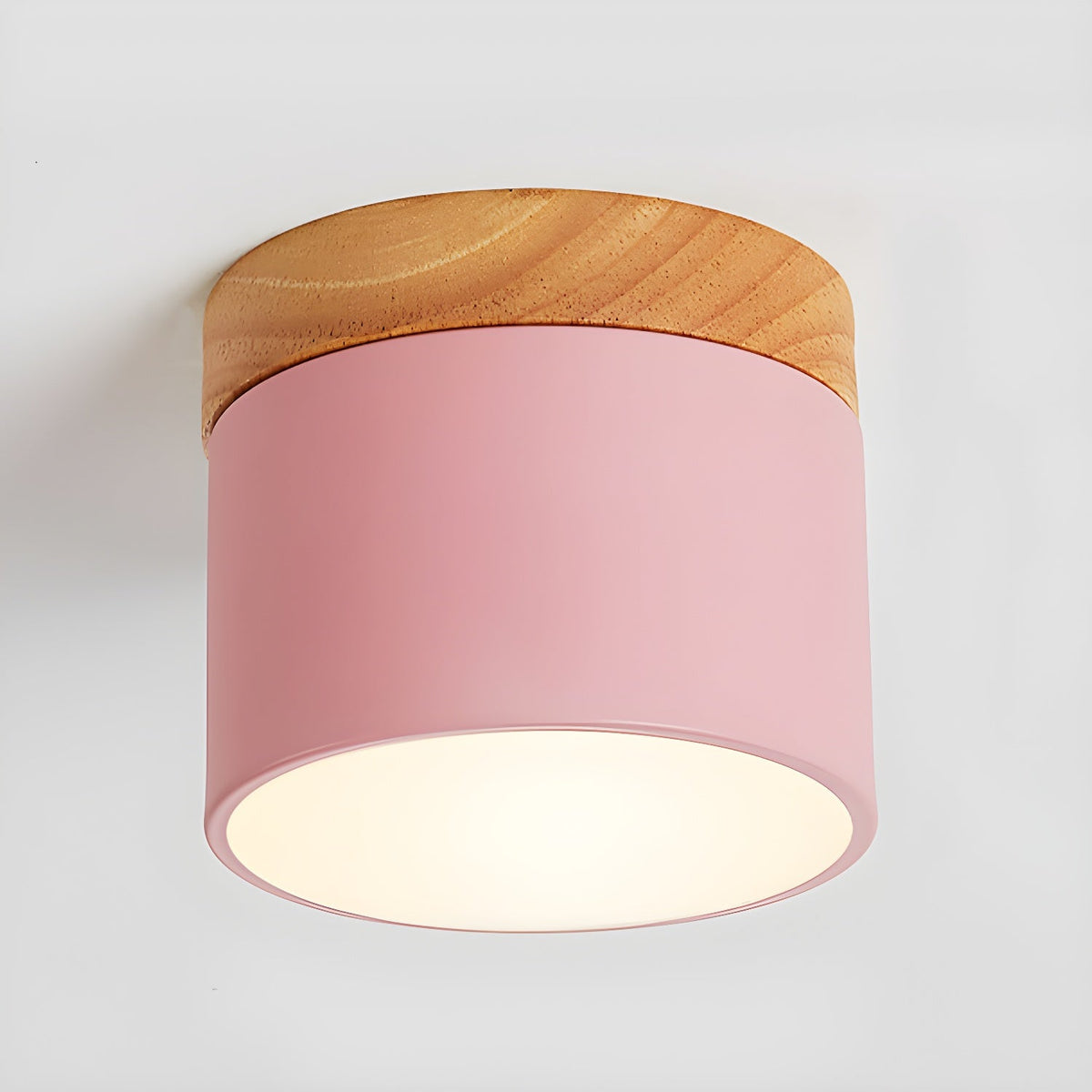 Alva Wooden Surface Downlight – Scandinavian Minimalist Ceiling Lamp