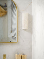 Alvia Alabaster Wall Sconce — Natural Stone LED Wall Light