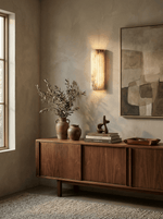 Alvia Alabaster Wall Sconce — Natural Stone LED Wall Light