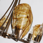 amber-shell-chandelier