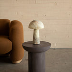 Aurora Jade Table Lamp – Sculptural Natural Stone LED Accent Light