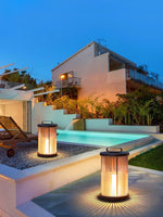 Ambient Line Lantern Garden Light – Stainless Steel Outdoor Post Lamp