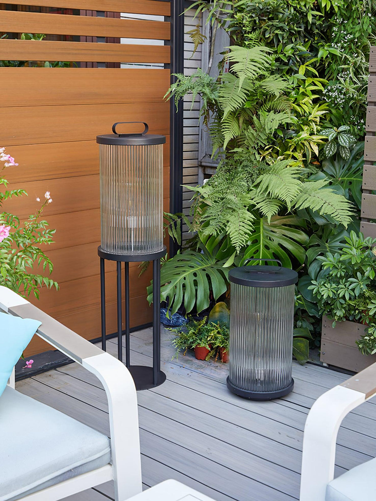 Ambient Line Lantern Garden Light – Stainless Steel Outdoor Post Lamp