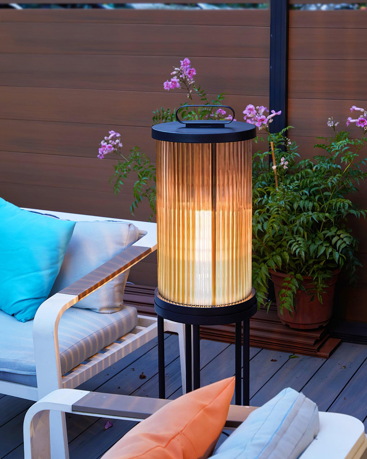 Ambient Line Lantern Garden Light – Stainless Steel Outdoor Post Lamp