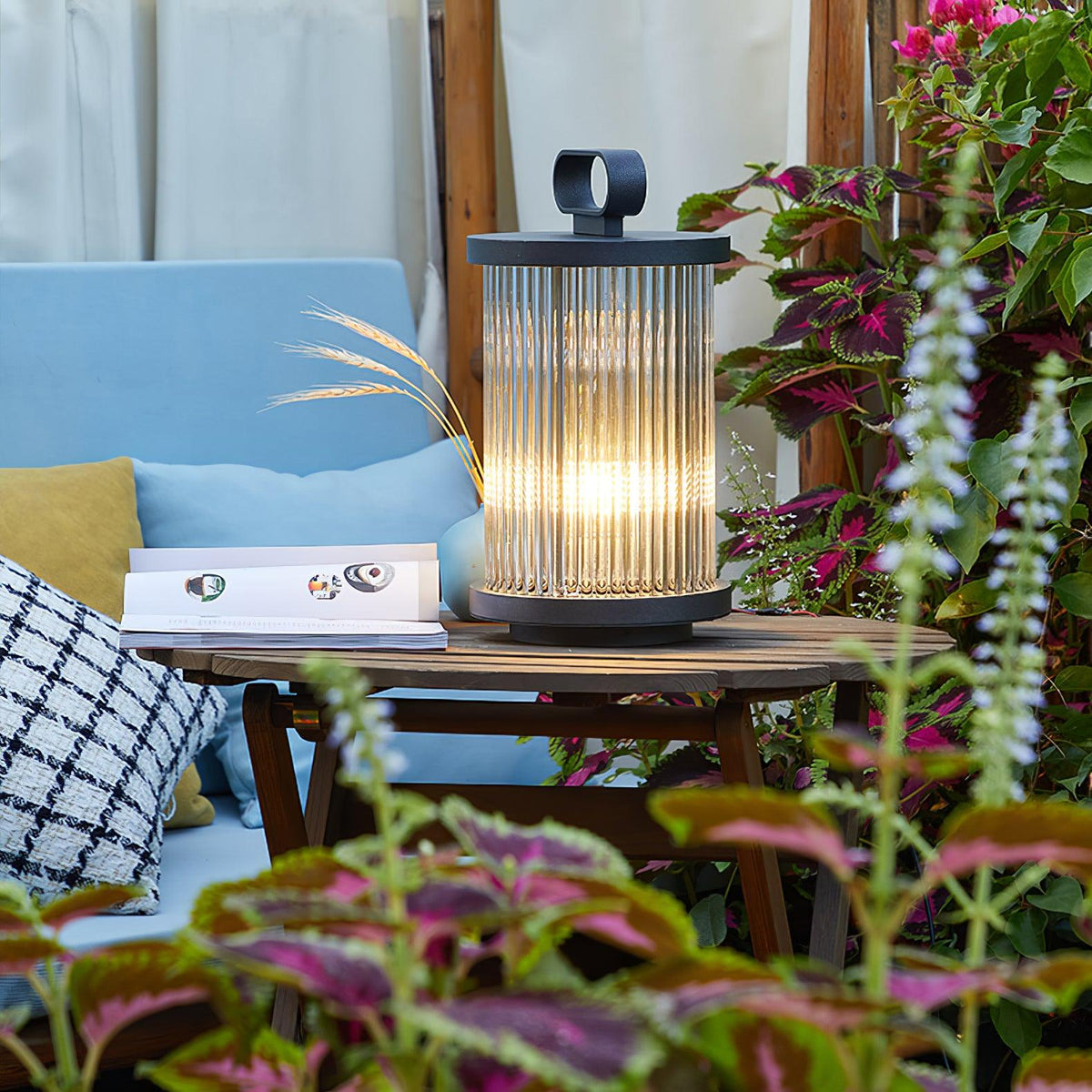 Ambient Line Lantern Garden Light – Stainless Steel Outdoor Post Lamp