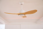 Amelia Ceiling Fan — Sculpted ABS Blades, DC Motor, 42-52 Inch