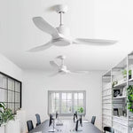 Amelia Ceiling Fan — Sculpted ABS Blades, DC Motor, 42-52 Inch