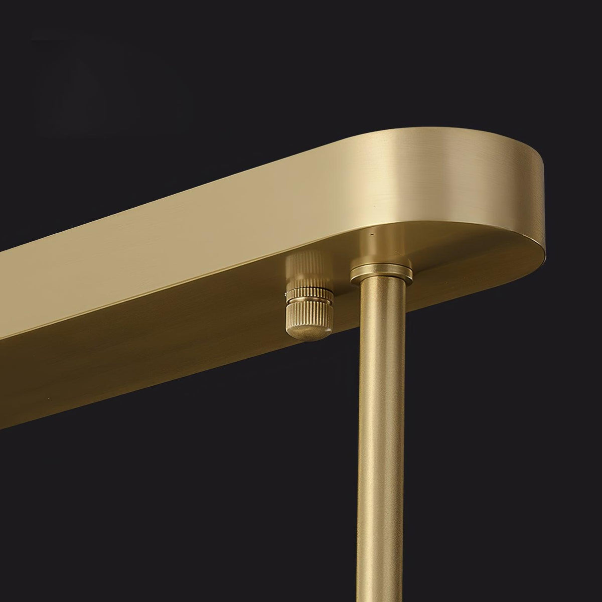 Amelie Brass and Acrylic LED Chandelier for Dining Room and Living Space