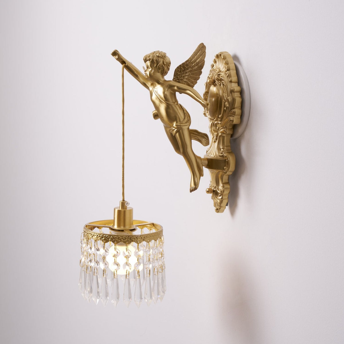 Angel Crystal Wall Light