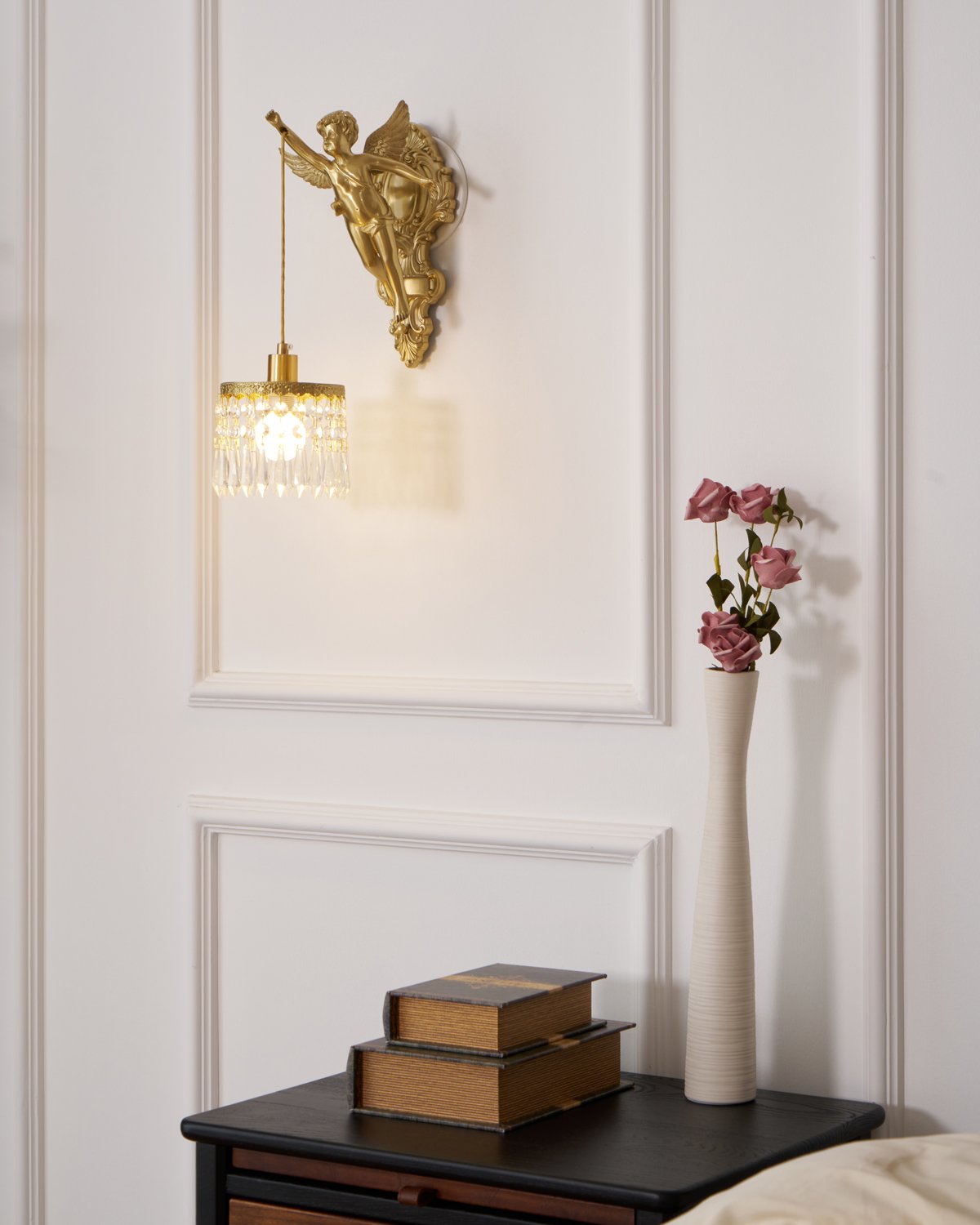 Angel Crystal Wall Light