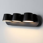 Lumina 360° Adjustable Plug-In LED Wall Sconce in Black or White