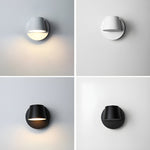 Lumina 360° Adjustable Plug-In LED Wall Sconce in Black or White