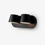 Lumina 360° Adjustable Plug-In LED Wall Sconce in Black or White