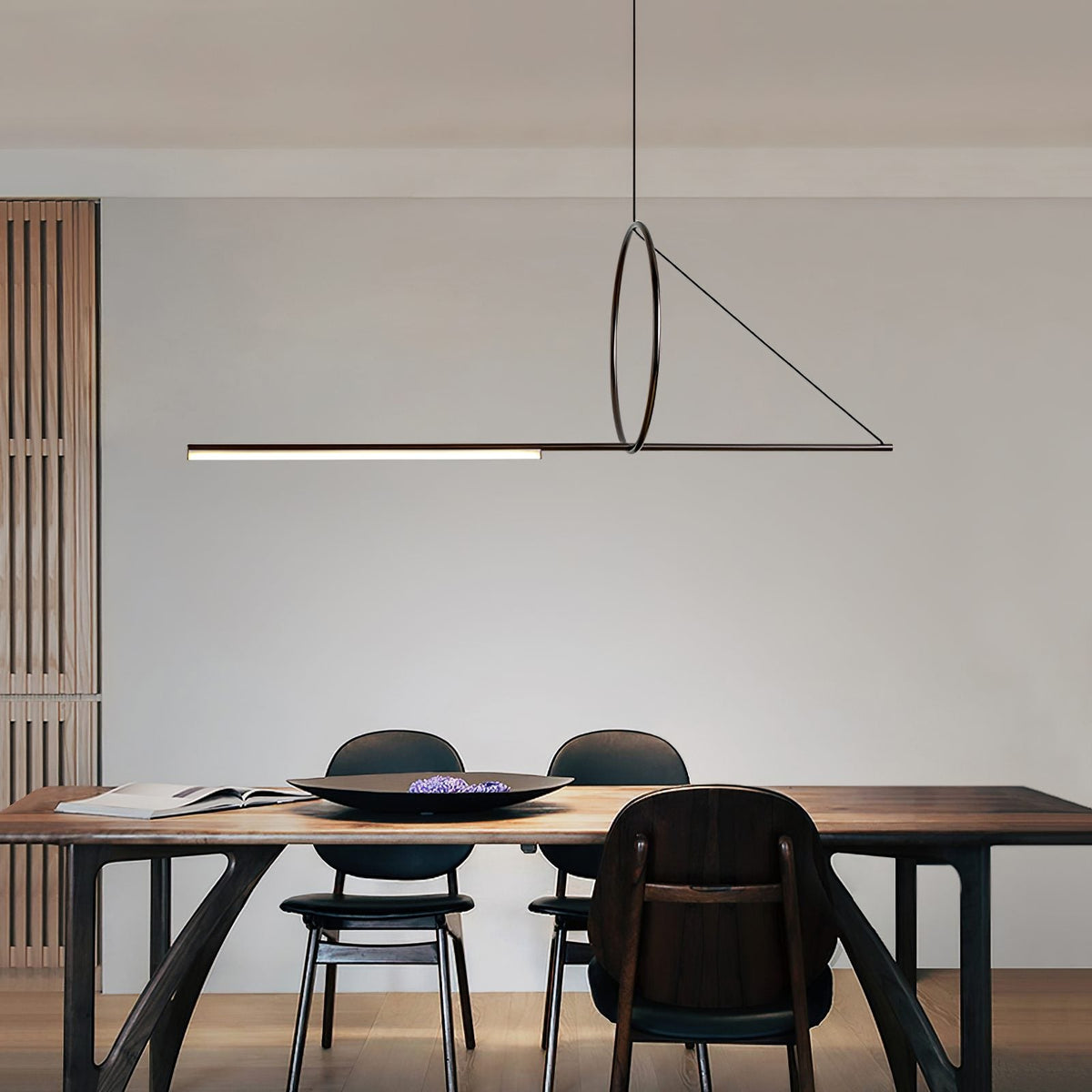 Angled Linear Pendant Light