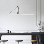 Angled Linear Pendant Light