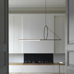 Angled Linear Pendant Light
