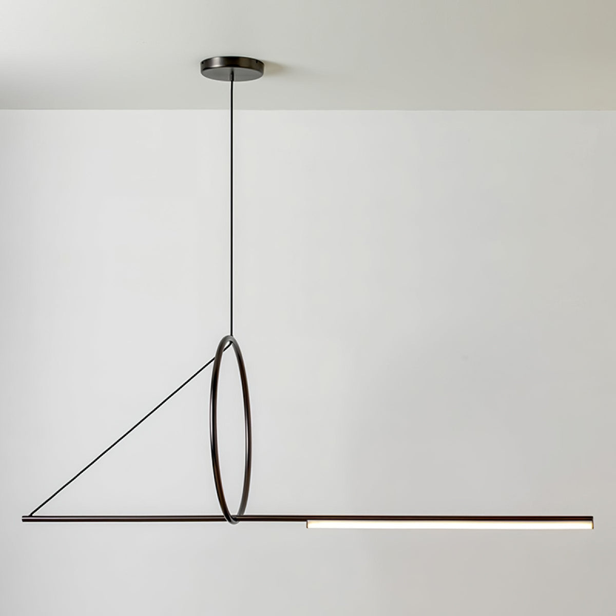 Angled Linear Pendant Light