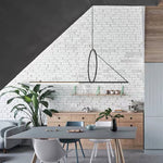 Angled Linear Pendant Light