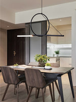 Angled Linear Pendant Light