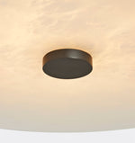 Ankeny Alabaster Wall Sconce in Brass or Black – Hand-Carved Stone LED Wall Light