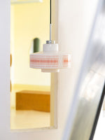 Anna Geometric Glass Pendant Light with Chrome Finish
