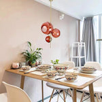 Another Day Chandelier – Modern Glass and Iron Pendant Light