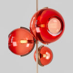 Another Day Chandelier – Modern Glass and Iron Pendant Light