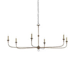 Elara Candle Chandelier – Modern Brass Candelabra Chandelier for Dining Room