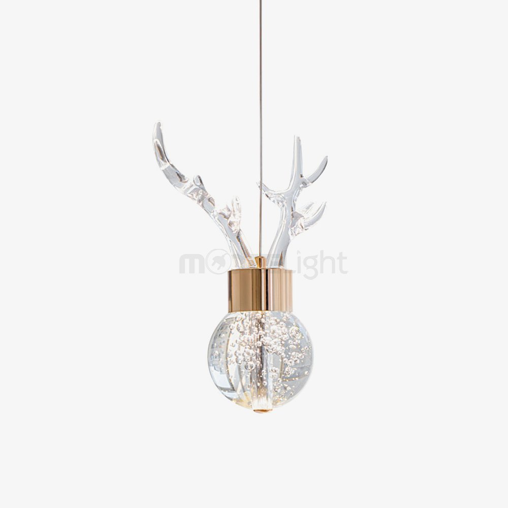 Antler Bubble Pendant Light