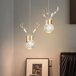 Antler Bubble Pendant Light