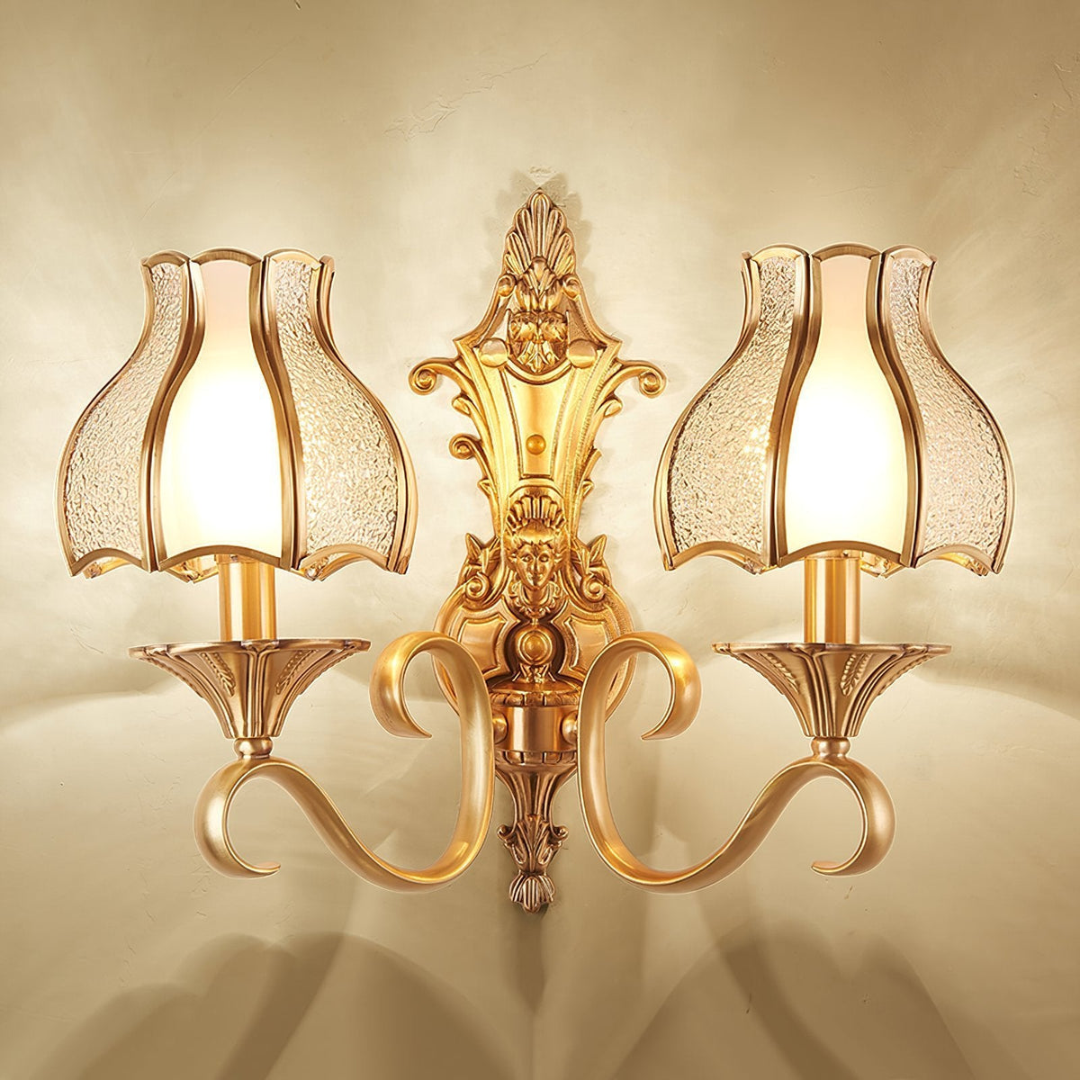 Anvia Brass Wall Light